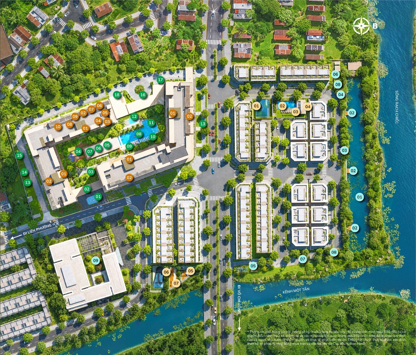 Tổng mặt bằng tiện ích Imperia Sensa Park