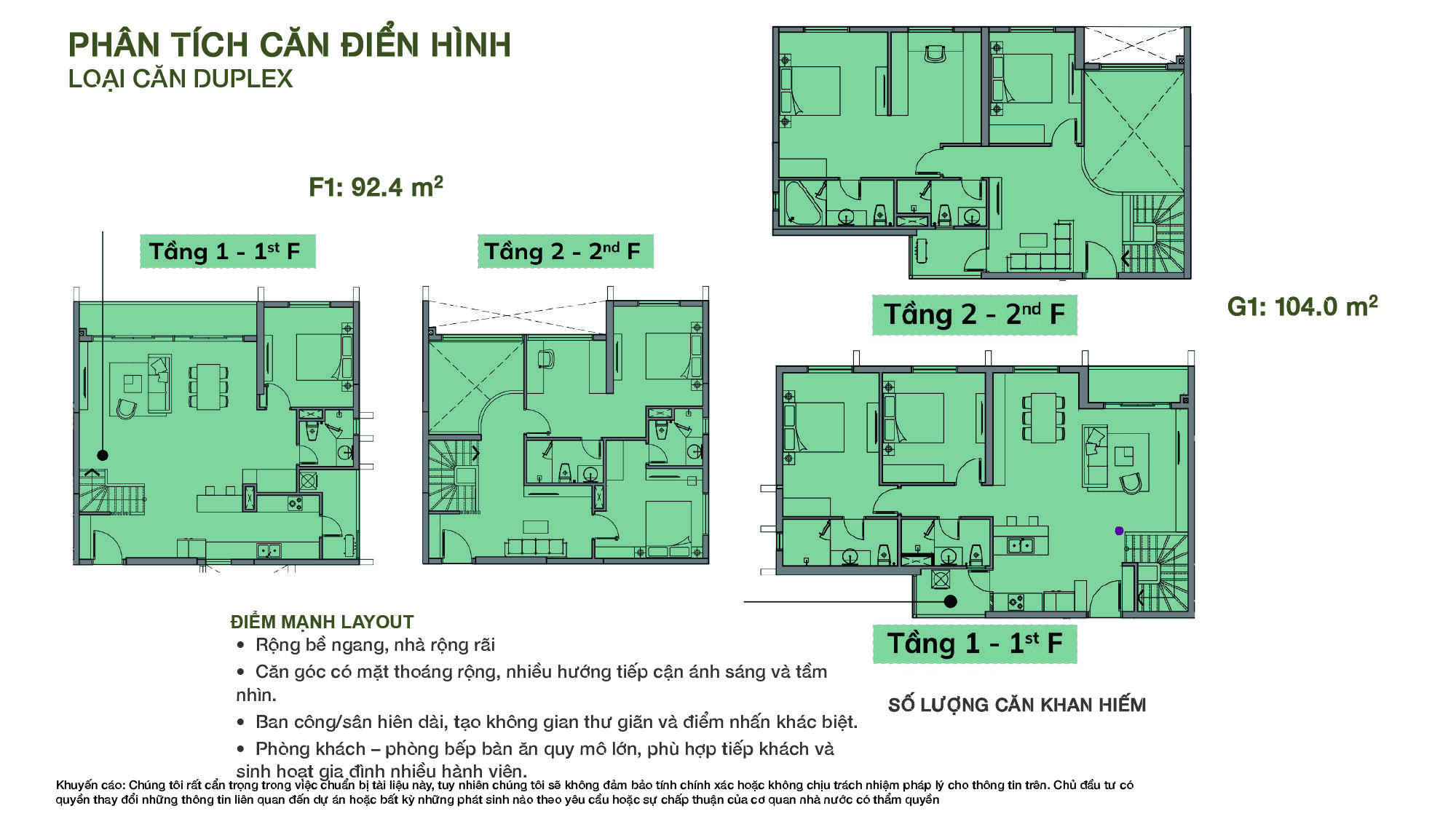 Chi tiết căn duplex